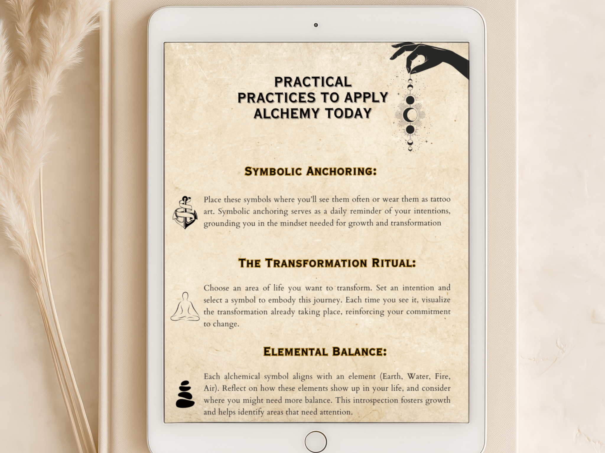 Alchemy Digital Pack – Journal, eGuide & App Access from Be Sharp – Spiritual Apparel & Wellness Goods