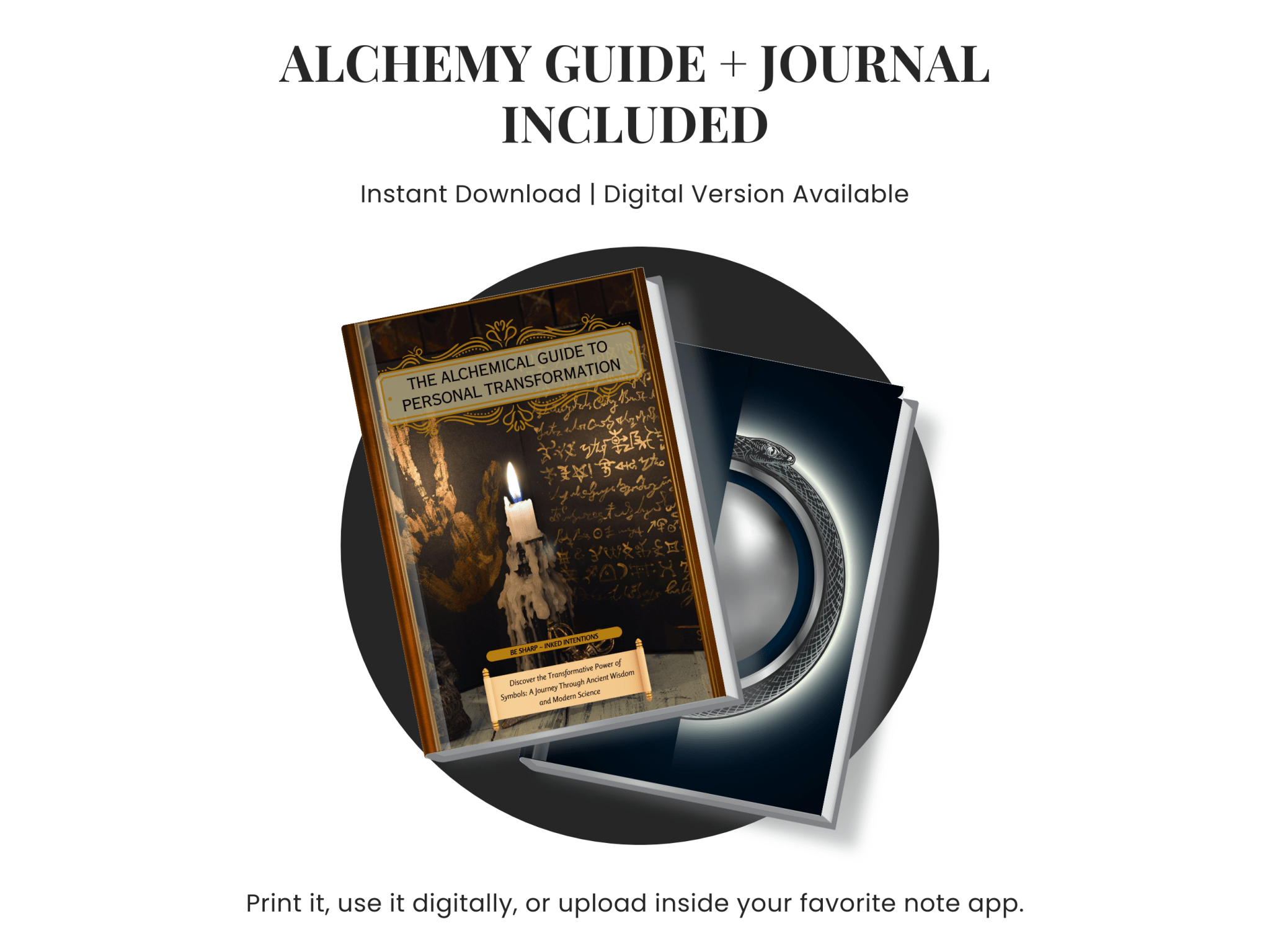 Alchemy Digital Pack – Journal, eGuide & App Access from Be Sharp – Spiritual Apparel & Wellness Goods