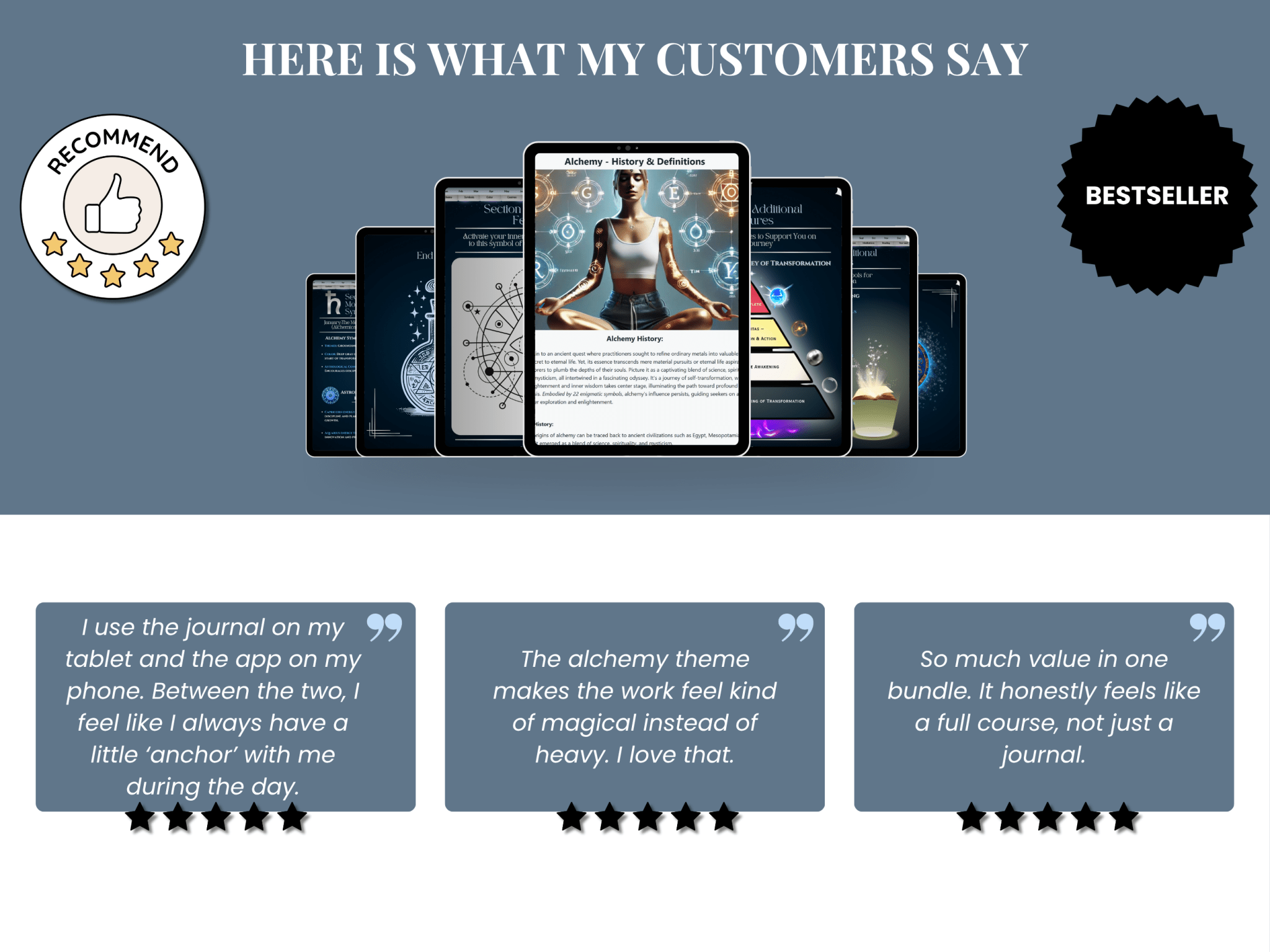 Alchemy Digital Pack – Journal, eGuide & App Access from Be Sharp – Spiritual Apparel & Wellness Goods