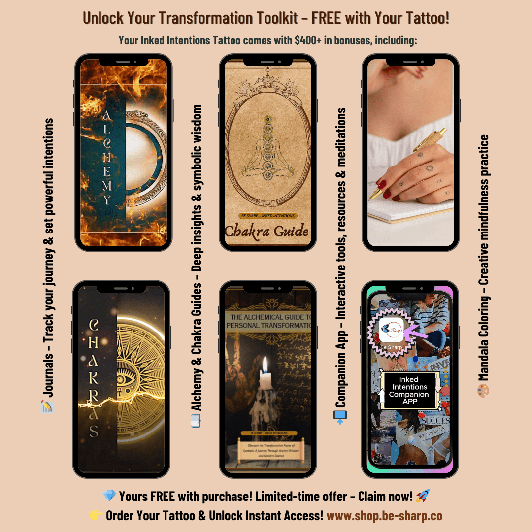 Chakra & Alchemy Tattoo Bundle from My Store – Spiritual Apparel & Wellness Goods