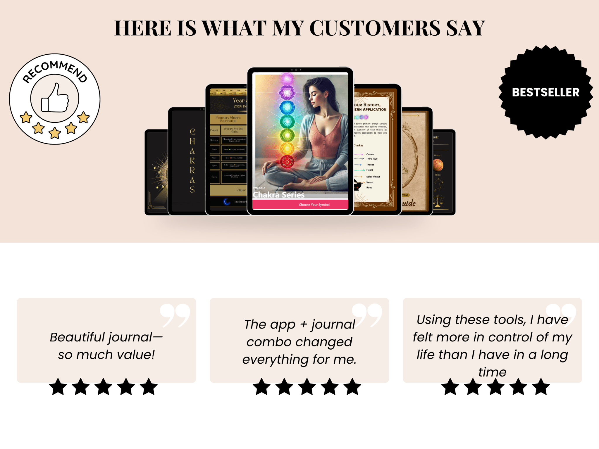 Chakra Digital Pack – Journal + eGuide + App Access from Be Sharp – Spiritual Apparel & Wellness Goods