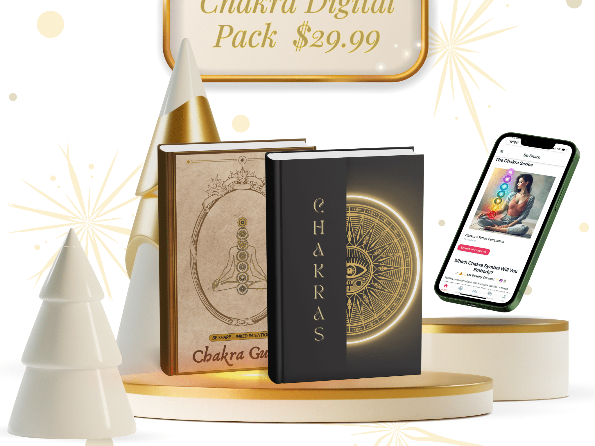 Chakra Digital Pack – Journal + eGuide + App Access from Be Sharp – Spiritual Apparel & Wellness Goods
