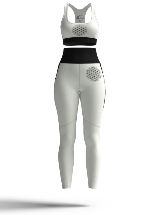 Be Sharp Mandala Yoga Leggings – minimalist sacred geometry design