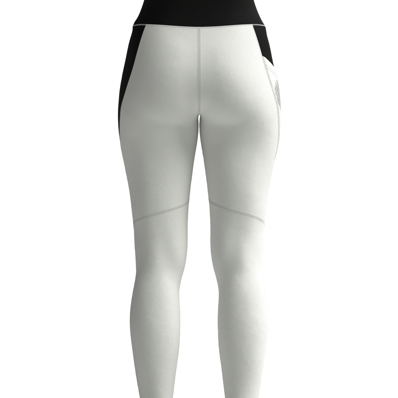 Sacred geometry inspired Mandala Leggings – minimalist design for mindful movement