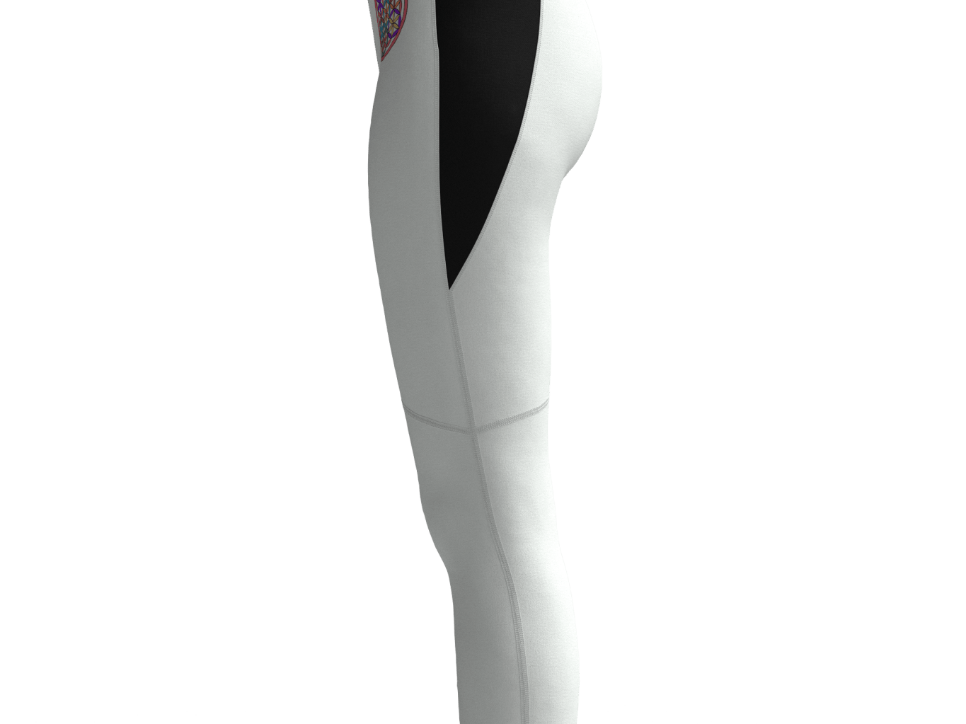 Be Sharp Mandala Magic Minimal Leggings – creative yoga wear for self-expression