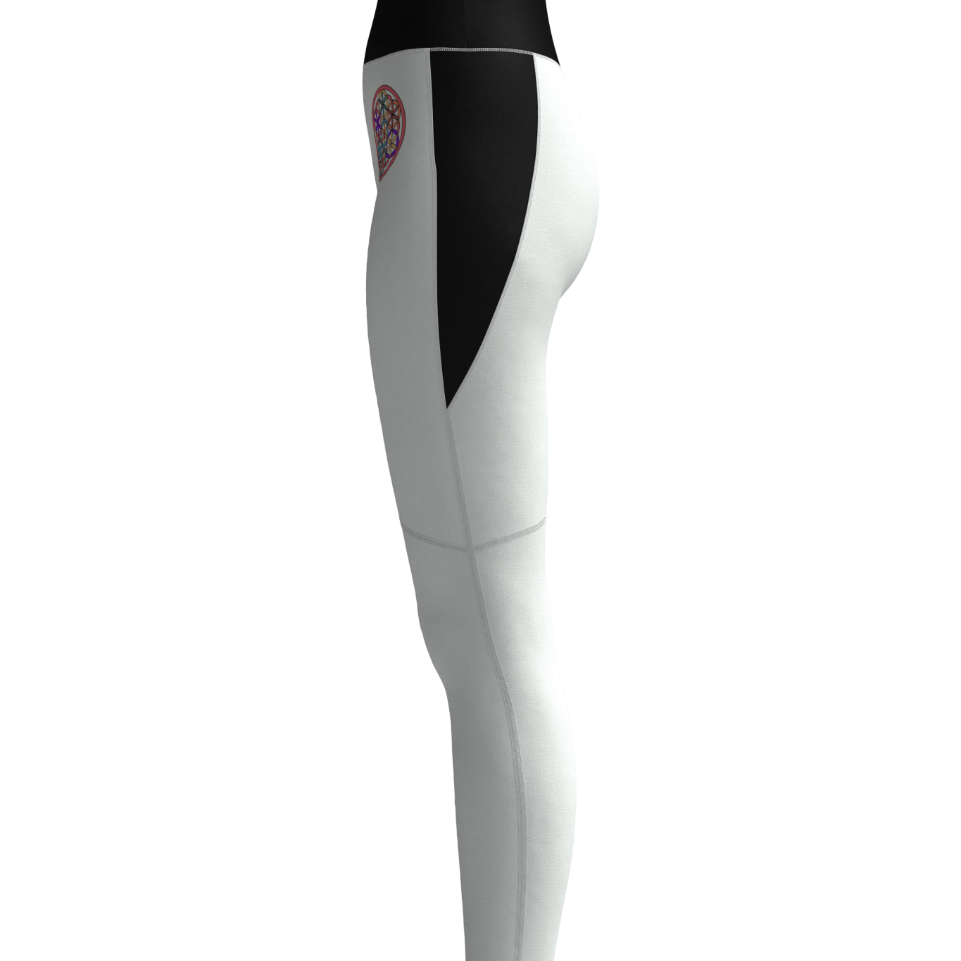 Be Sharp Mandala Magic Minimal Leggings – creative yoga wear for self-expression