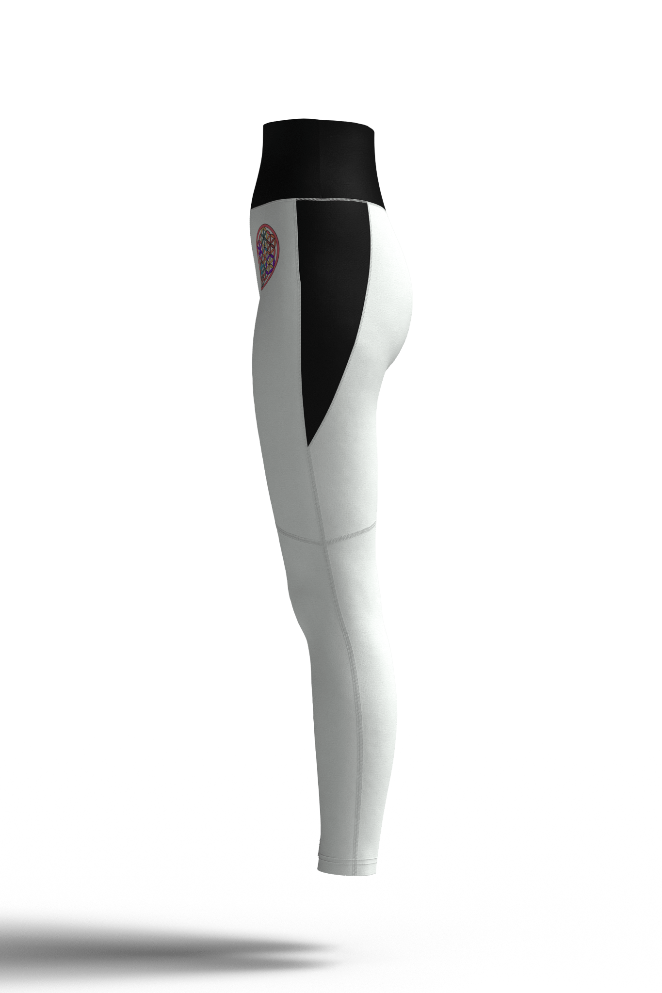 Be Sharp Mandala Magic Minimal Leggings – creative yoga wear for self-expression