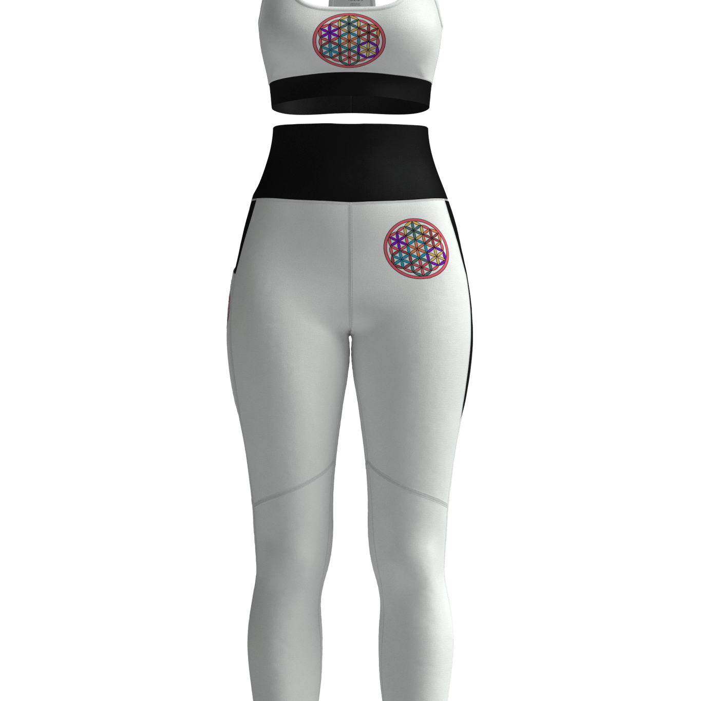 Mindful activewear set for women – premium bra and leggings bundle