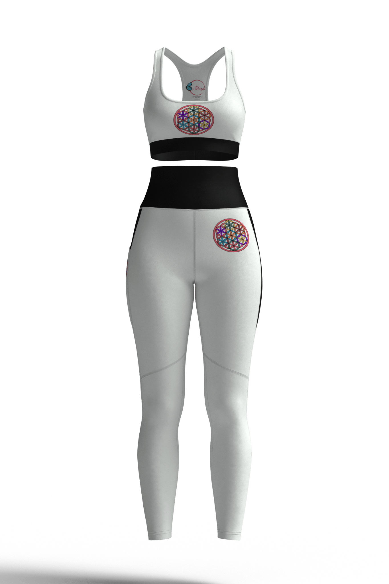 Mindful activewear set for women – premium bra and leggings bundle