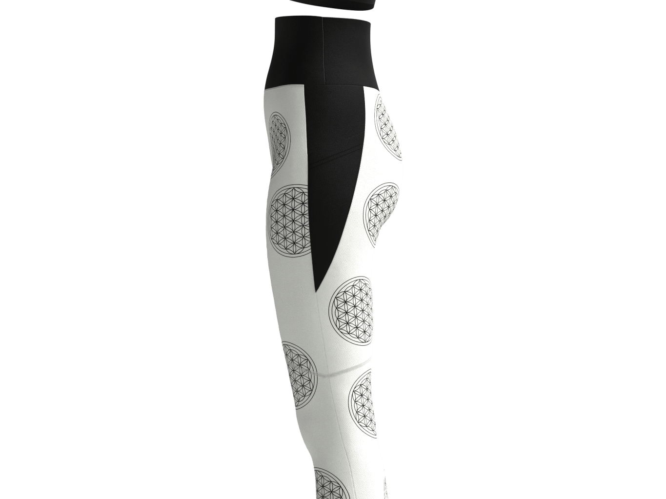 Mandala Magic Set – mindful activewear with bra, leggings, and fabric markers