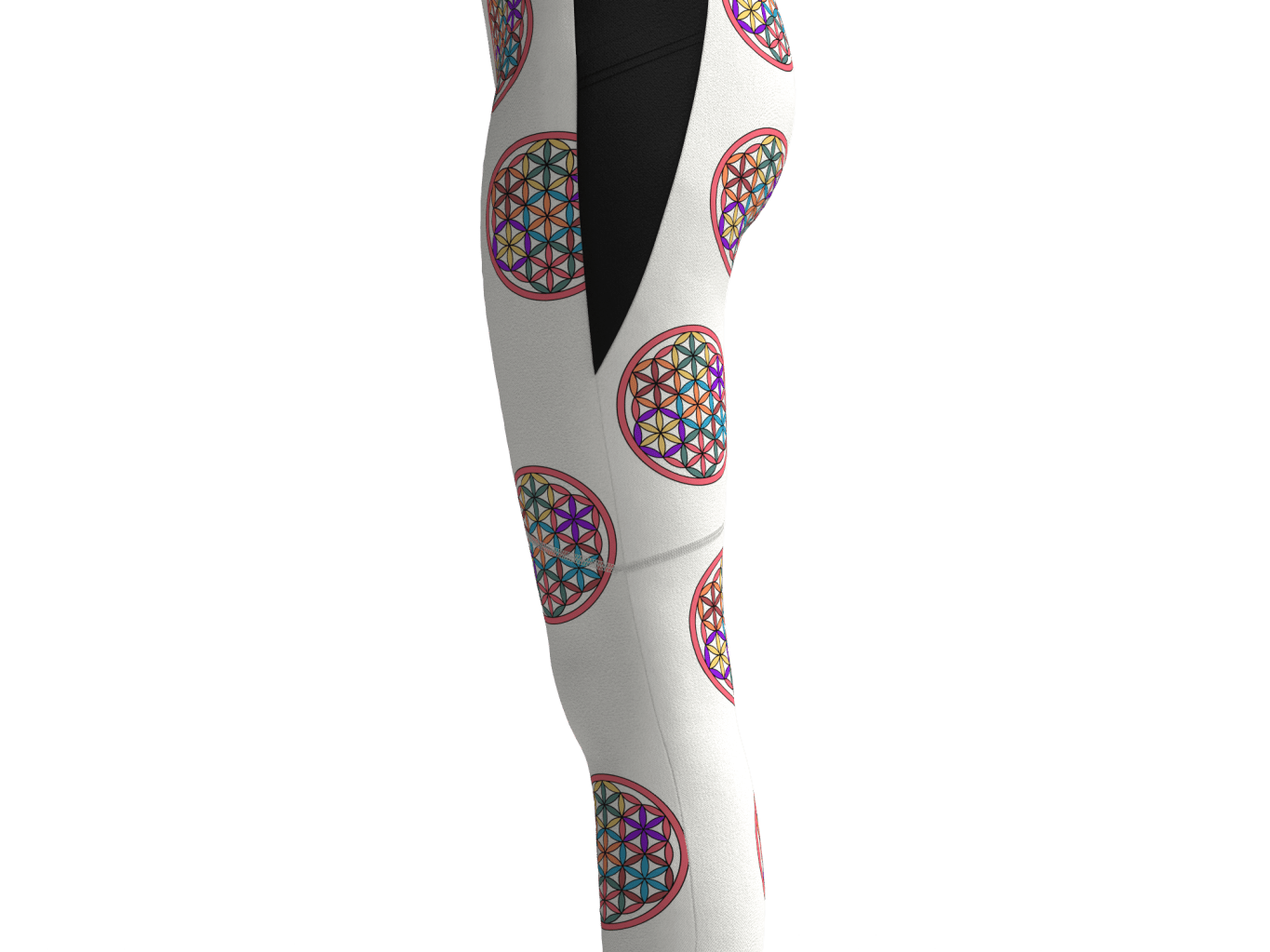 Flower of Life Mandala Leggings – creative activewear for balance and expression