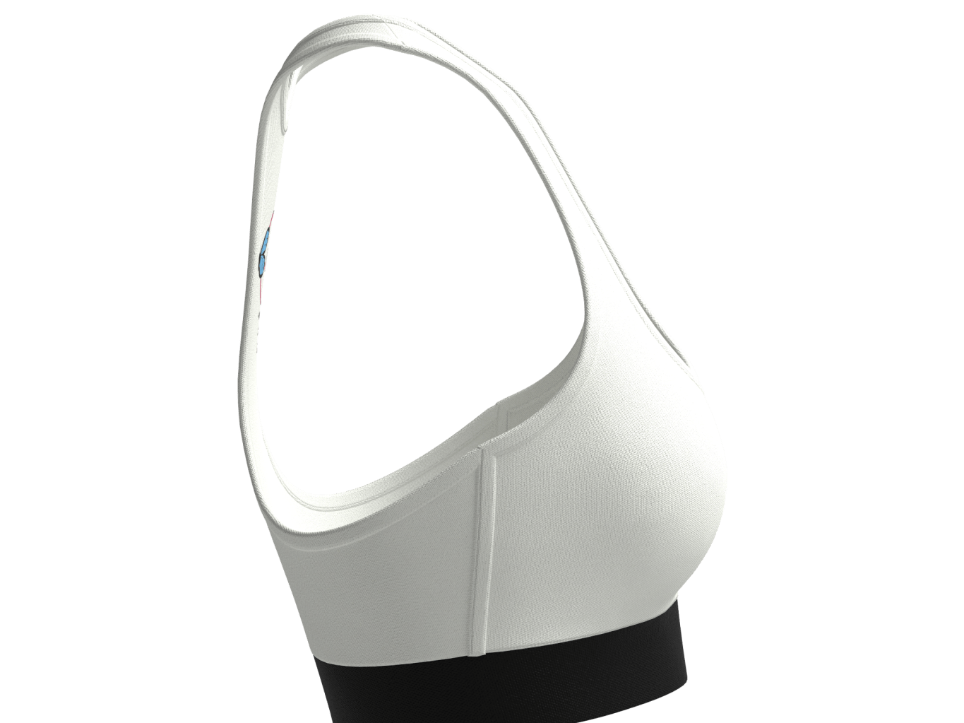 Woman wearing Mandala Magic Sports bra and leggings designed for coloring and self-expression