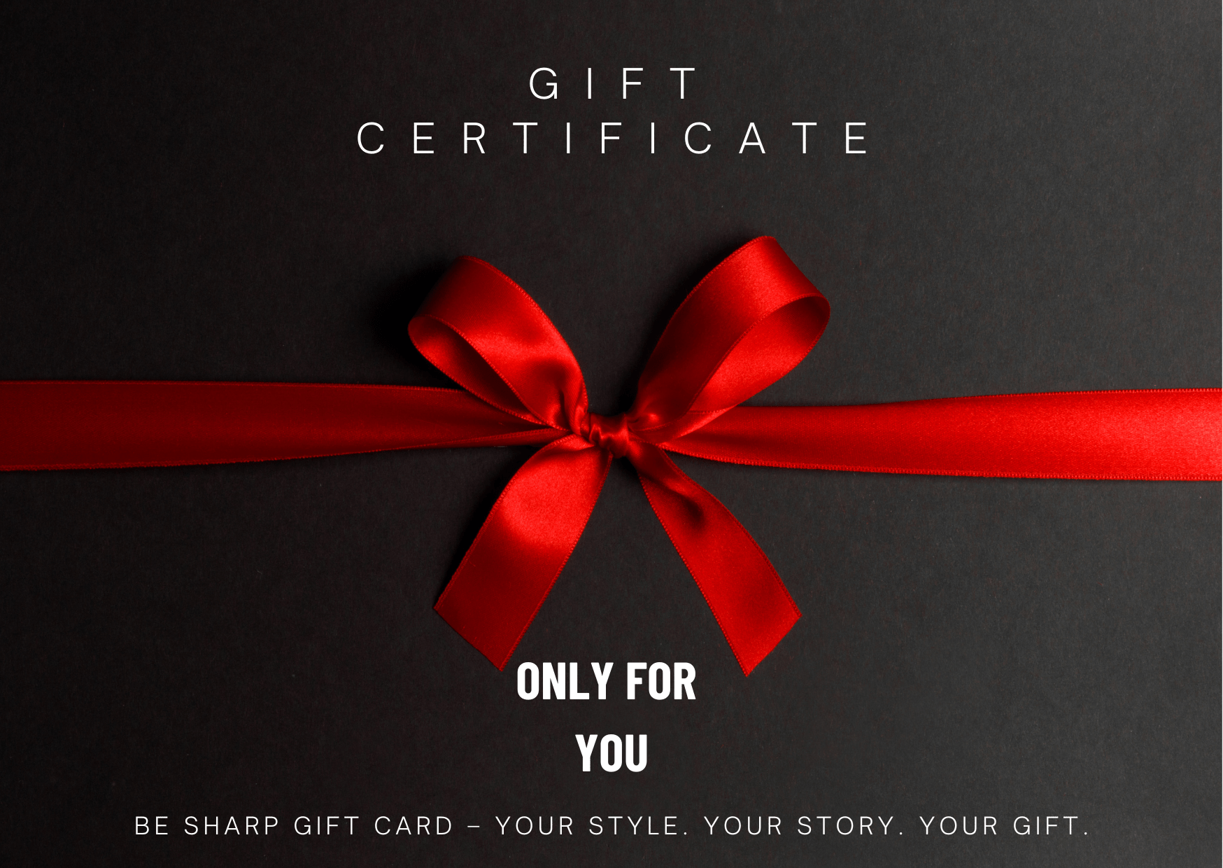 Your Canvas, Your Rules. - Be Sharp Gift Card from My Store – Spiritual Apparel & Wellness Goods