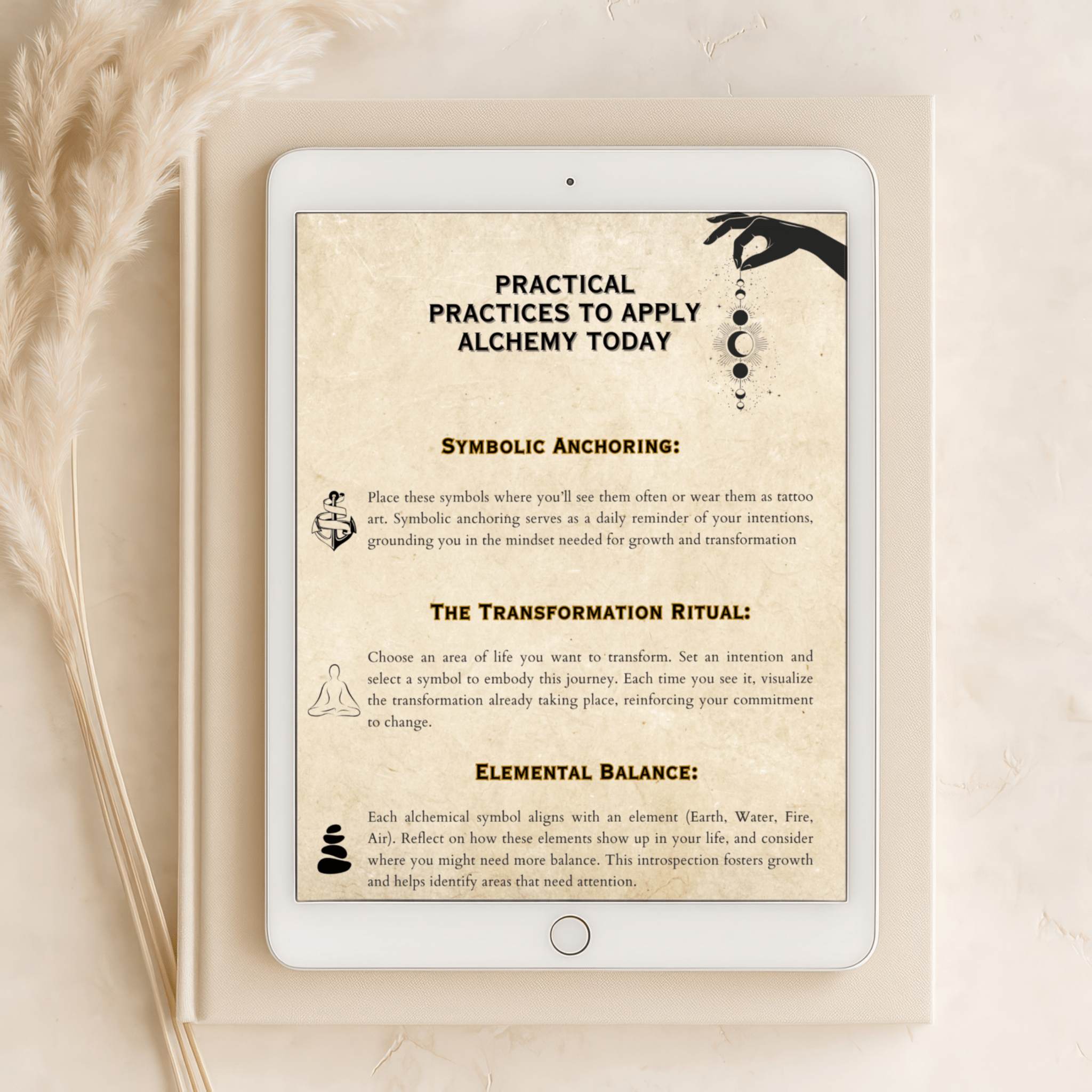 Alchemy Digital Pack – Journal, eGuide & App Access from Be Sharp – Spiritual Apparel & Wellness Goods