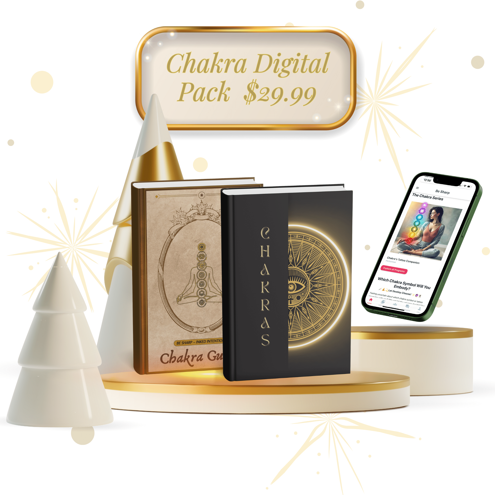 Chakra Digital Pack – Journal + eGuide + App Access from Be Sharp – Spiritual Apparel & Wellness Goods