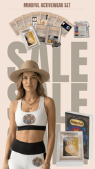 Mindful Activewear Set | Premium Bundle by Be Sharp (Bra + Minimal Design Legging + Marker) from Be Sharp – Spiritual Apparel & Wellness Goods