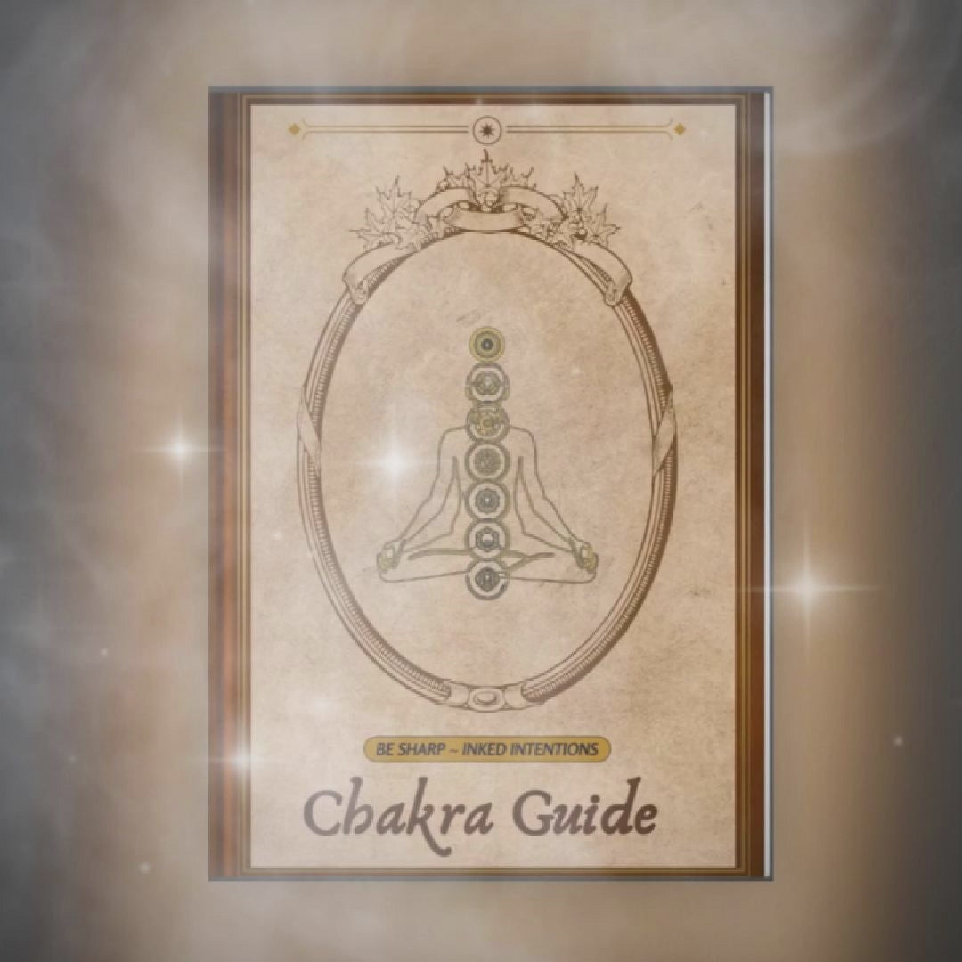 Short video preview of the Chakra Guide included in the Chakra Digital Pack, showing journal pages and chakra insights.