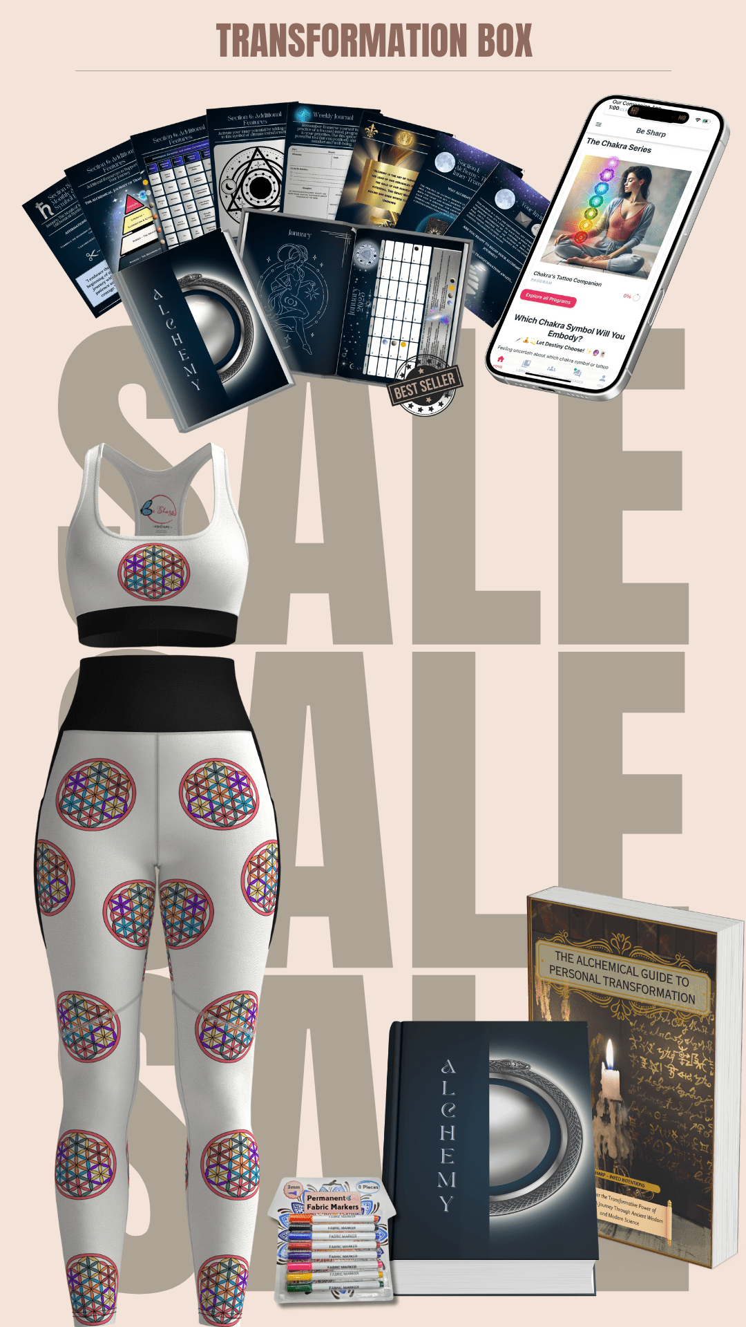 Transformation Box from Be Sharp – Spiritual Apparel & Wellness Goods